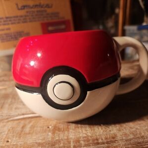 Red and White Poké Ball Mug